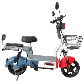 Велосипед з електромотором SPARK VOLT 14`` 48V/400W/12Ah червоний із синім
